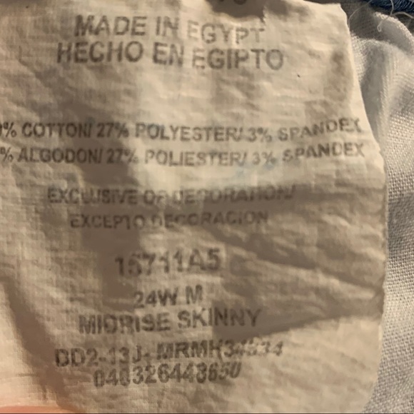 Plus Size Lee Riders Skinny Jeans - Picture 3 of 6